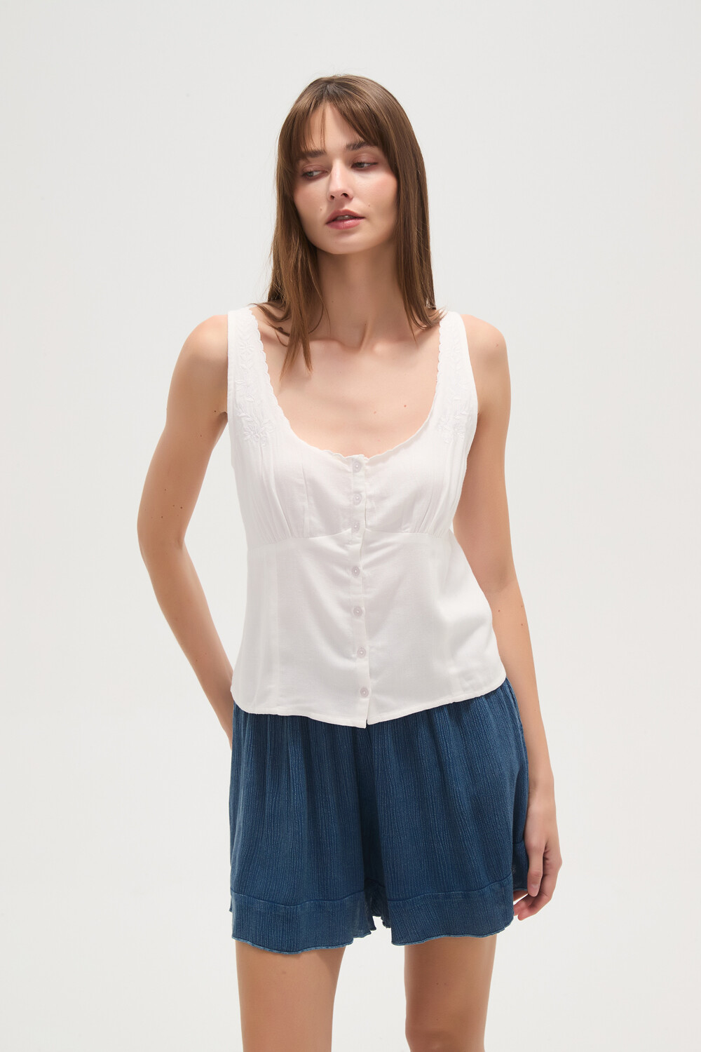 Musculosa Mazzal Blanco