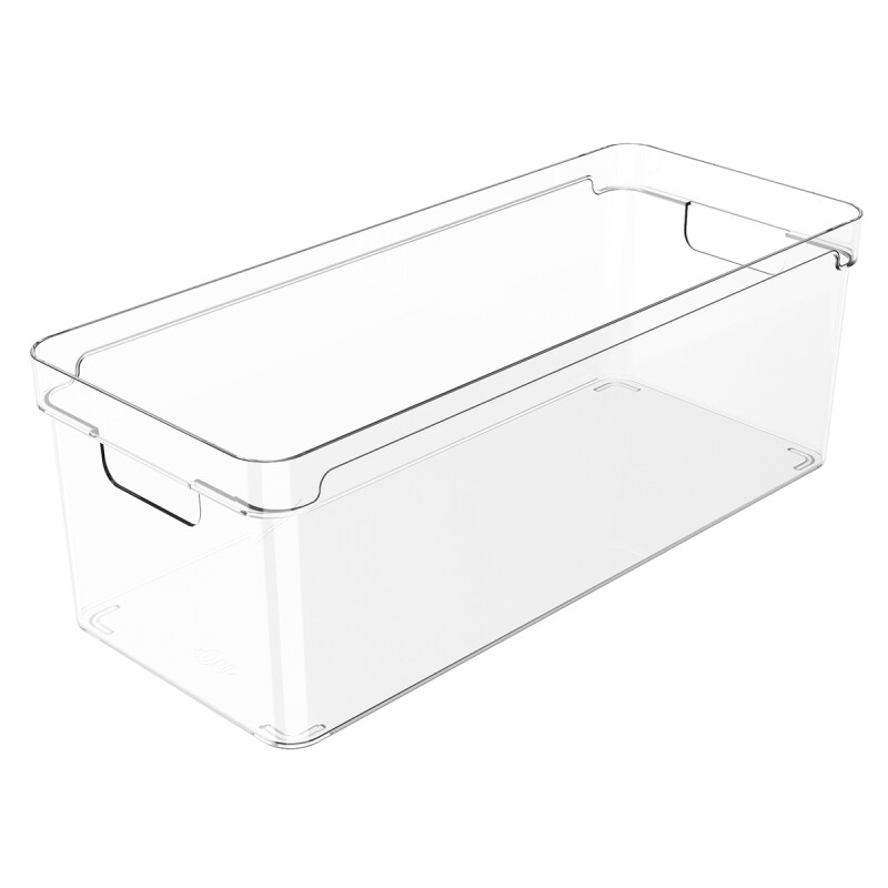 Organizador con asas clear 37x15x13 cm TRANSLUCIDO