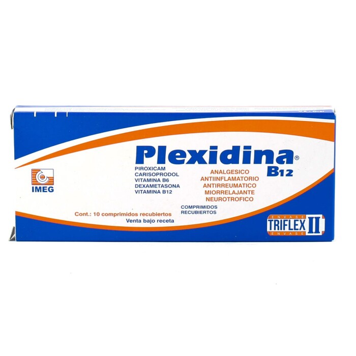 PLEXIDINA B12 CJ X 10 COMP. única