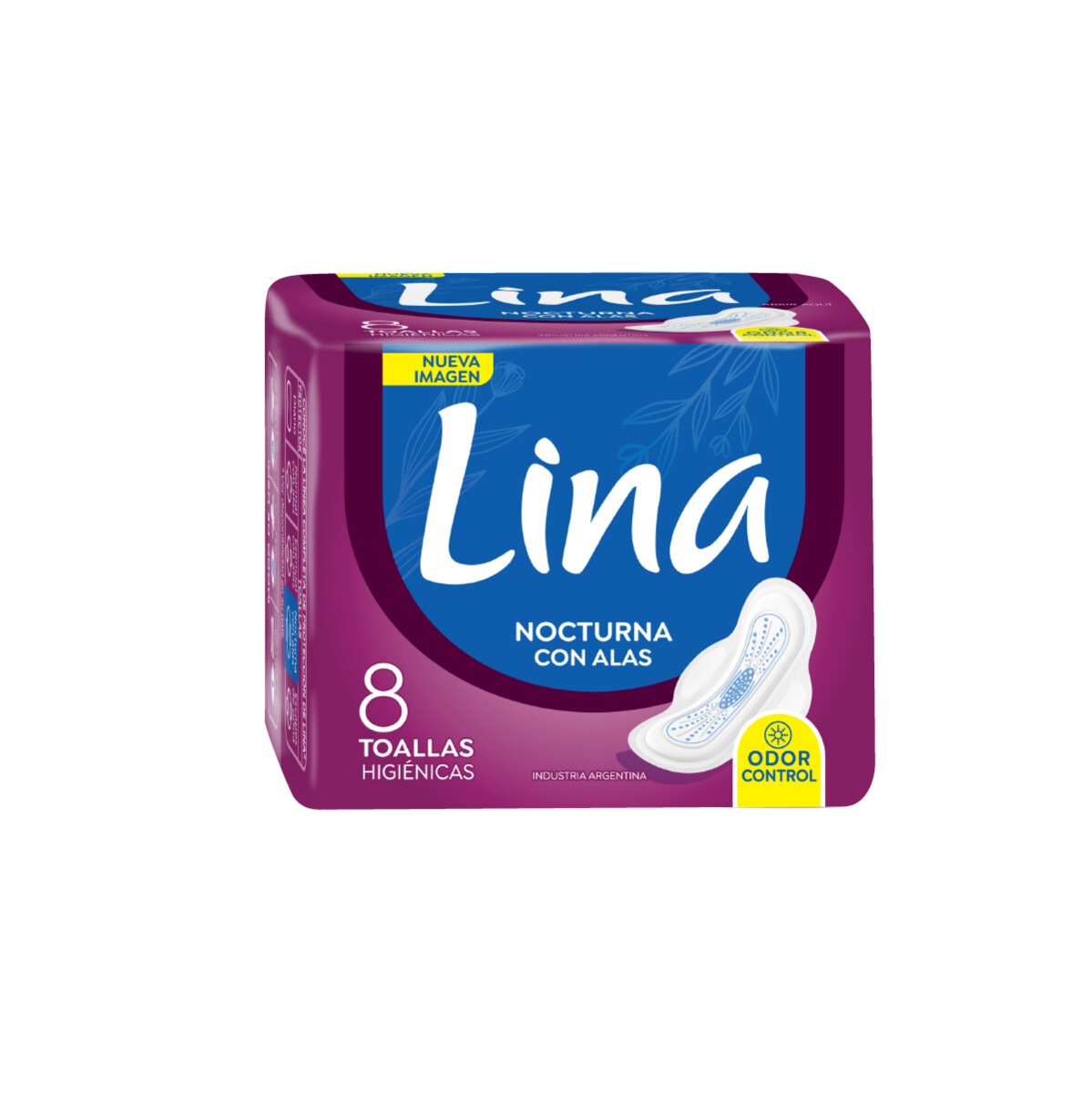 LINA TOALLA FEM NOCTURNA C/ ALAS PAQUETE 