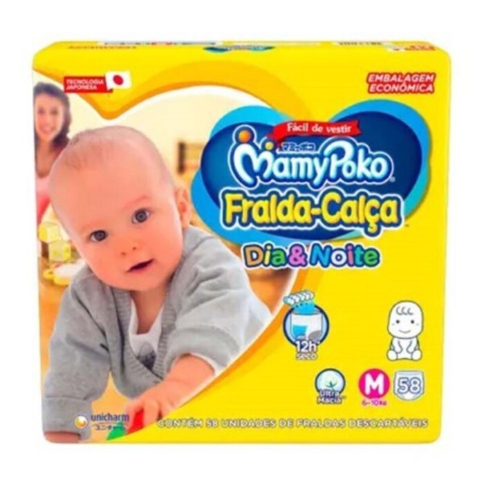MAMYPOKO PAÑAL D&N HIPER M X 58 UND única
