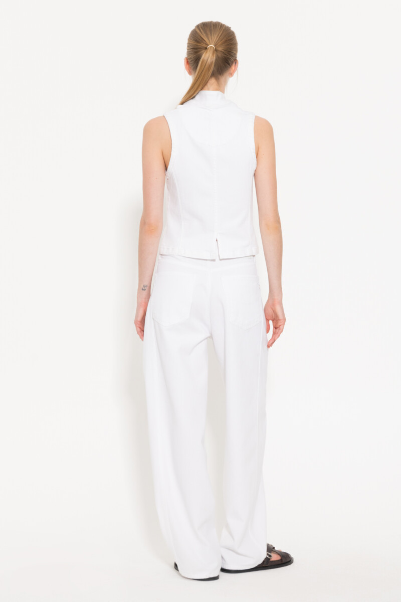 JEANS CARMY WHITE Blanco