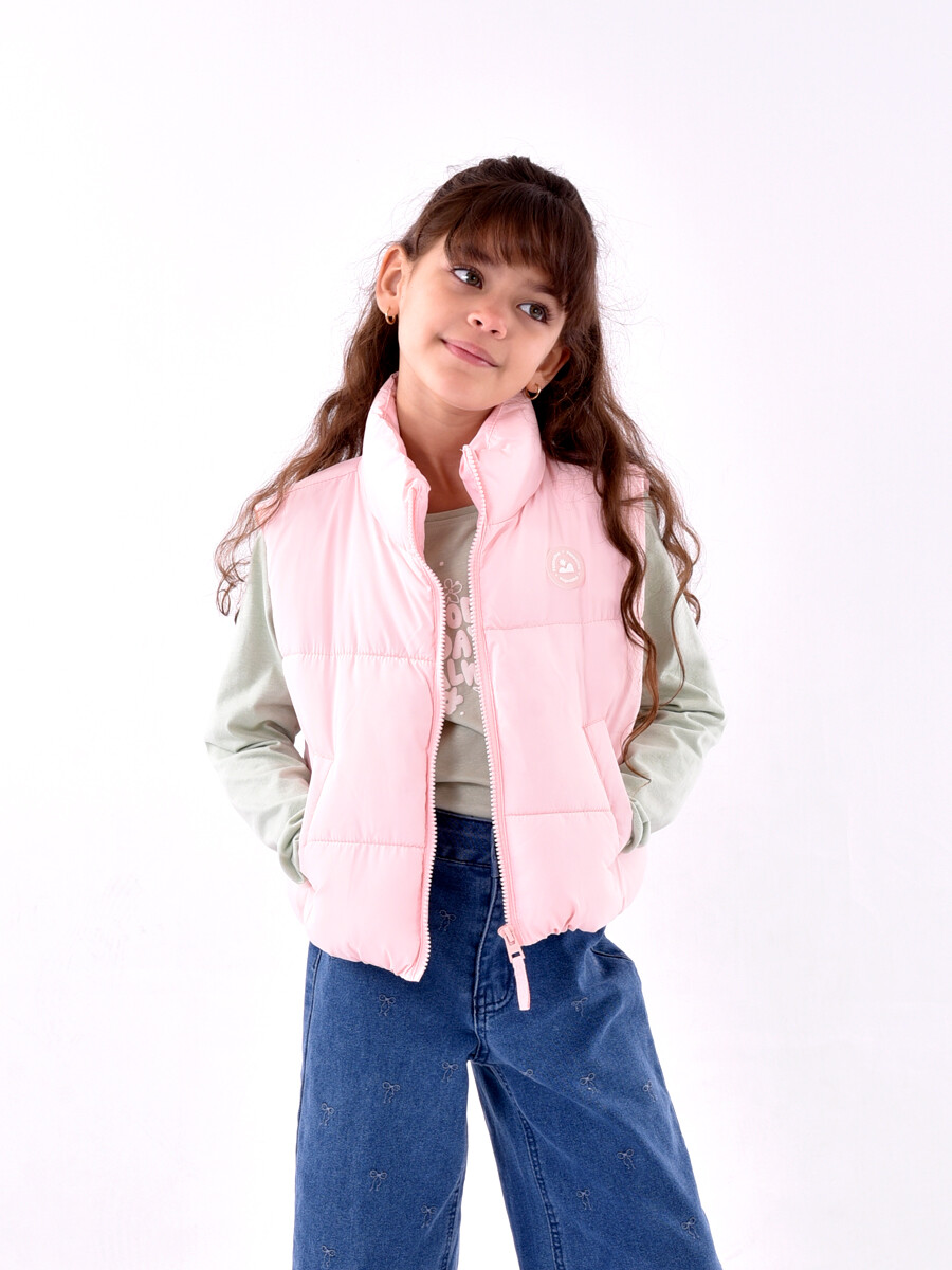 CHALECO JUDITH - ROSA CLARO 