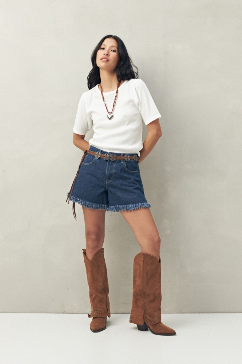 SHORT OMBRA Azul