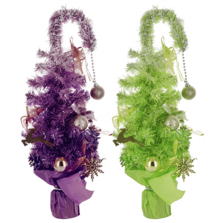 ARBOLVERDE DECORADO 60CM ESFERAS VERDE/VIOLETA 20866 Q24 ARBOLVERDE DECORADO 60CM ESFERAS VERDE/VIOLETA 20866 Q24