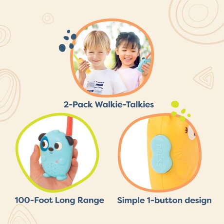 Set x2 Walkie-Talkies: Gato y Perro