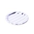 OUTLET Platos descartables rayas plateadas 10 pcs 18cm Outlet Platos Descartables Rayas Plateadas 10 Pcs 18cm