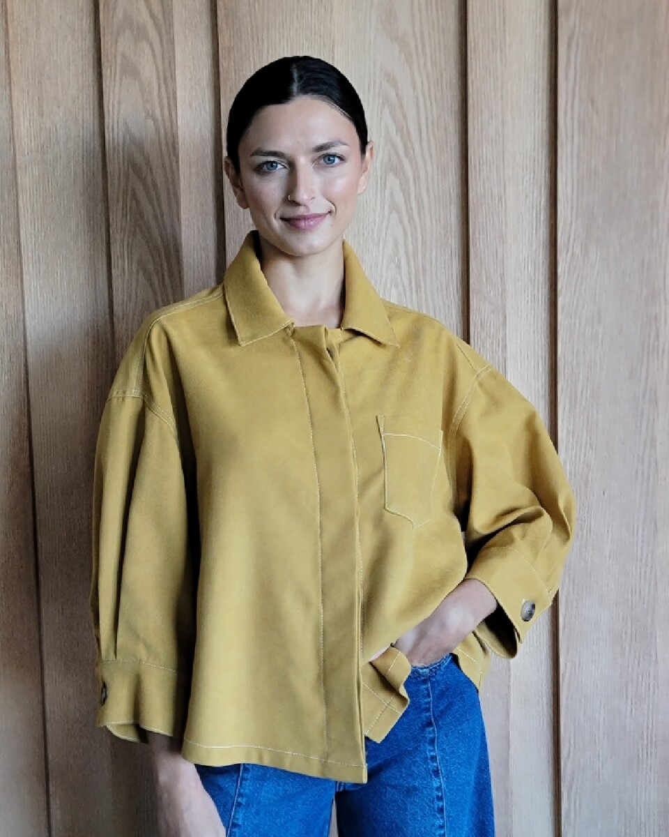 Sobrecamisa Renata - Mostaza 