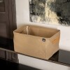 Caja de almacenamiento organizador de ropa 48cm Marrón