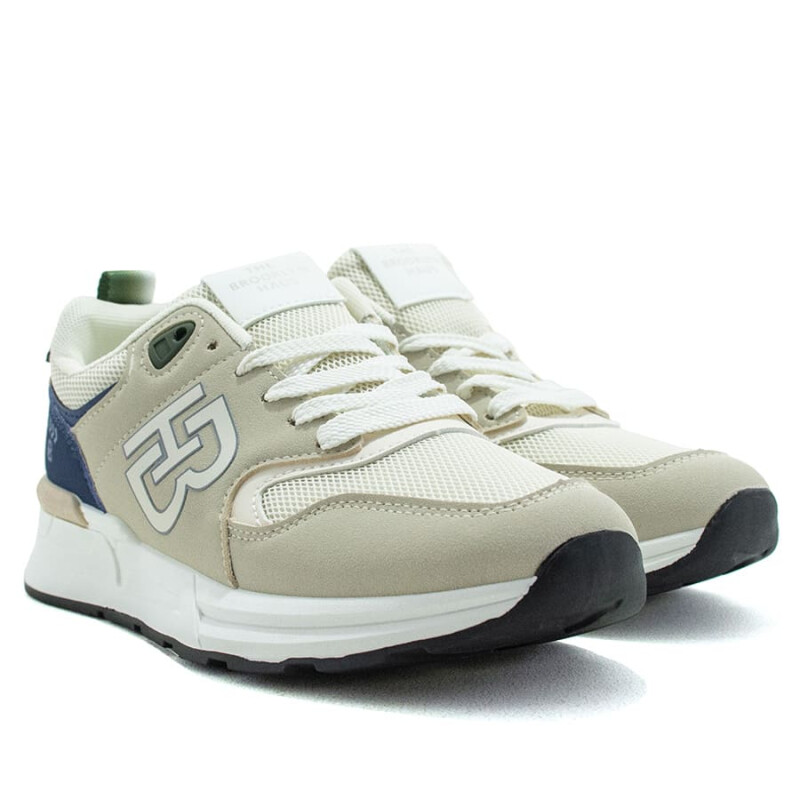Calzado deportivos - The Brooklyn Haus - BH Champion Deportivo de Hombre - YJ07M Beige-azul