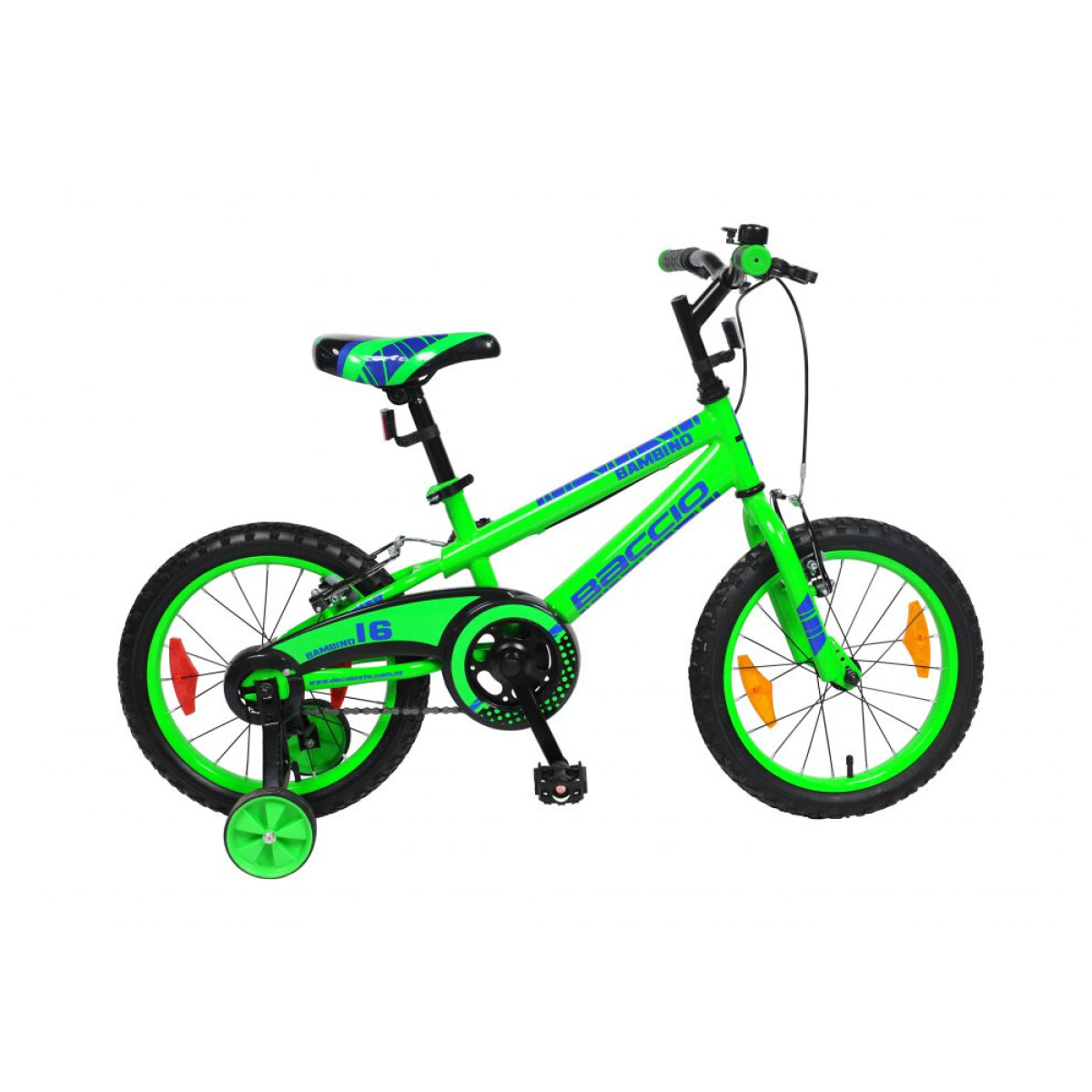 Bicicleta Baccio Bambino Rodado 16 - Verde 