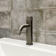 LAVATORIO MONOCOMANDO BRILLO GUN METAL GROSSETO GRAFITO-GUNMETAL