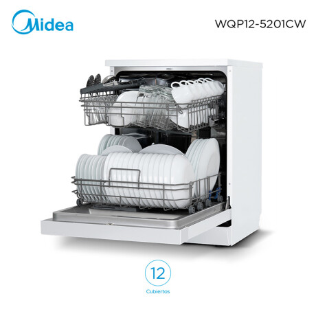 Lavavajillas Midea WQP125201CB 12 Cubiertos Blanco