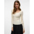 VMCECILIE LS U-NECK PULLOVER GA BIRCH