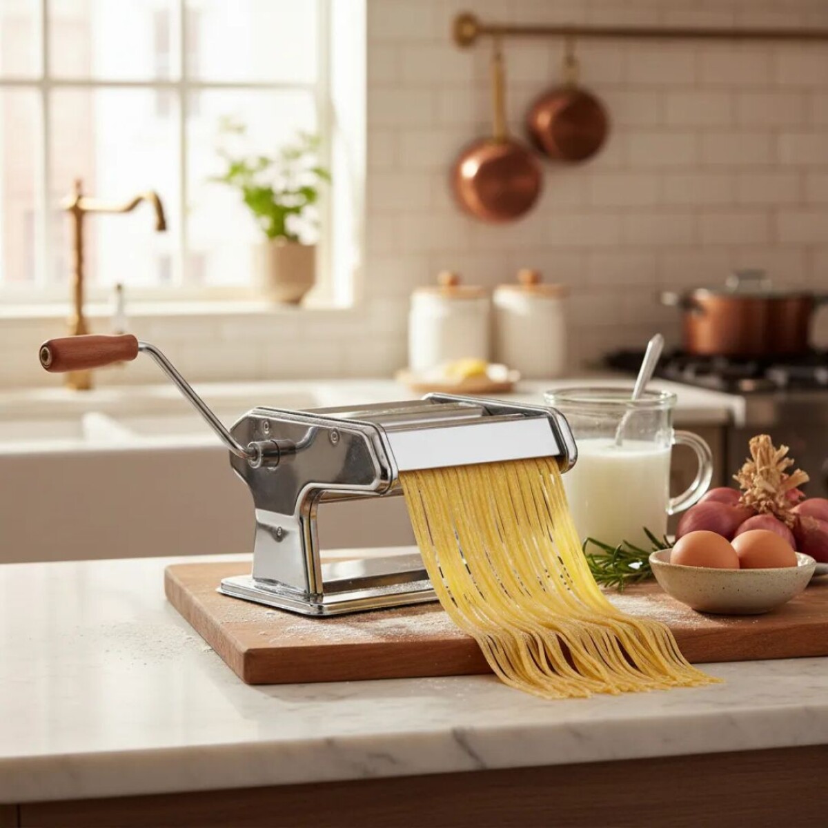 MAQUINA PARA PASTAS TALLARINES FINOS Y GRUESOS 