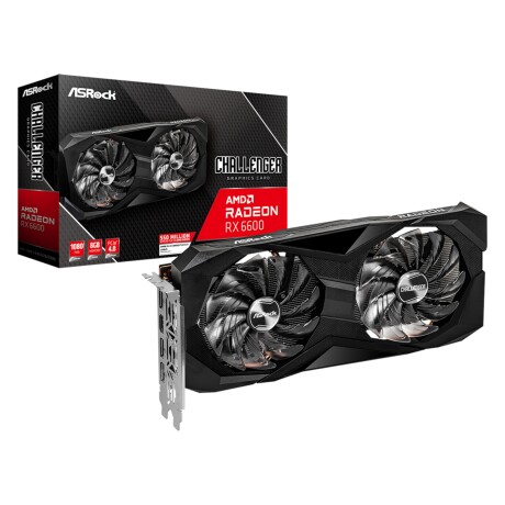 Asrock - Tarjeta de Video Amd Radeon Rx 6600 Challenger D 8GB Oc - Amd Radeon Rx 6600. Pci Express 4 001