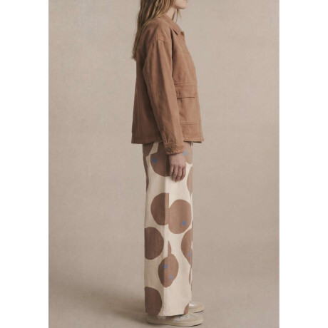 Sobrecamisa Algodón Bordada Mocha