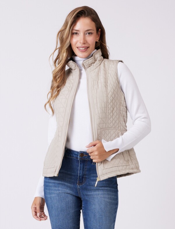 Chaleco Abrigo BEIGE