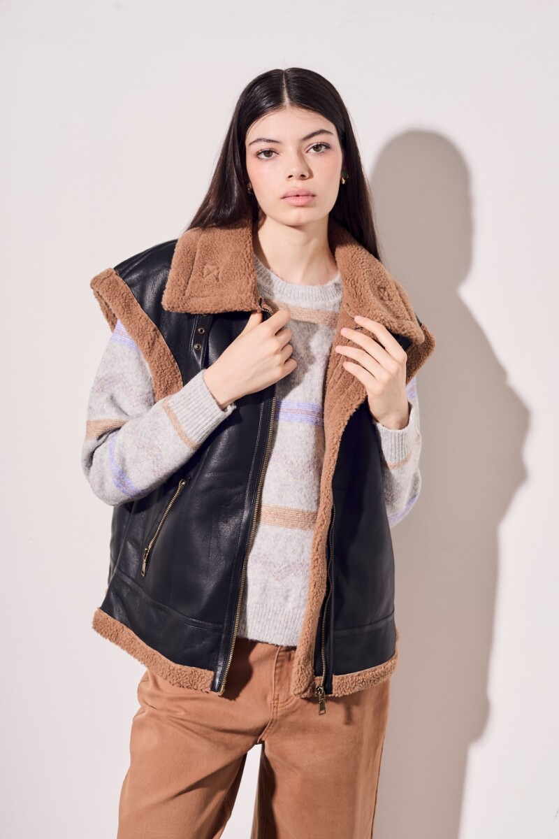 Chaleco Gamulan Negro