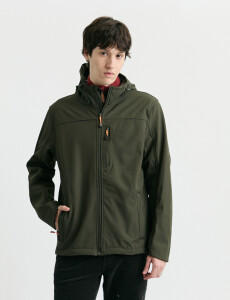300550 CAMPERA HARRINGTON LABEL Verde