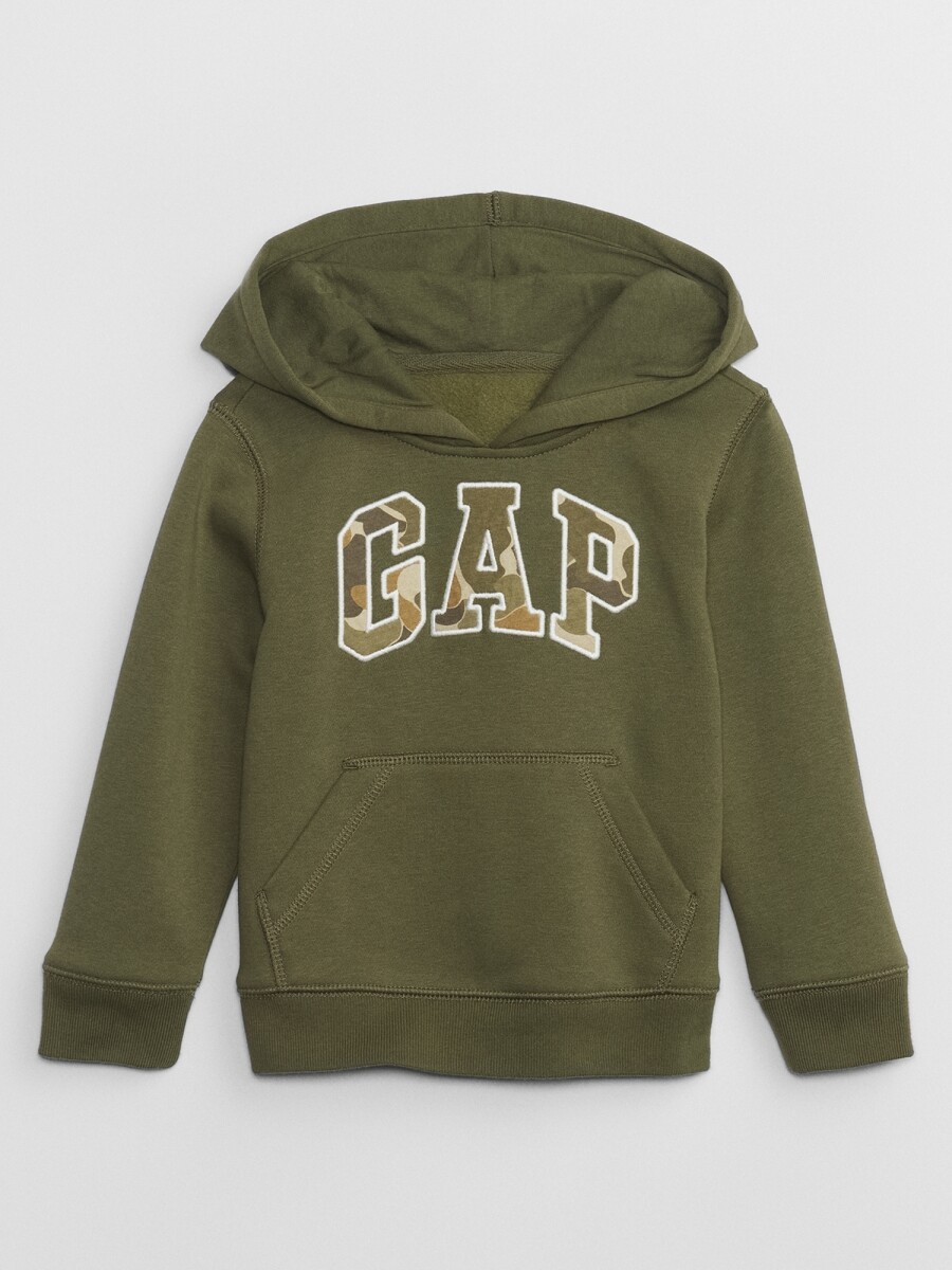 Canguro Logo Gap Con Felpa Toddler Niño - Army Jacket Green 