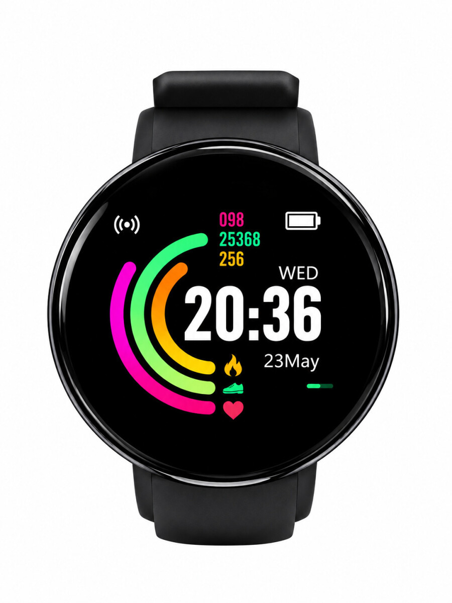 RELOJ INTELIGENTE - NEGRO (V) 