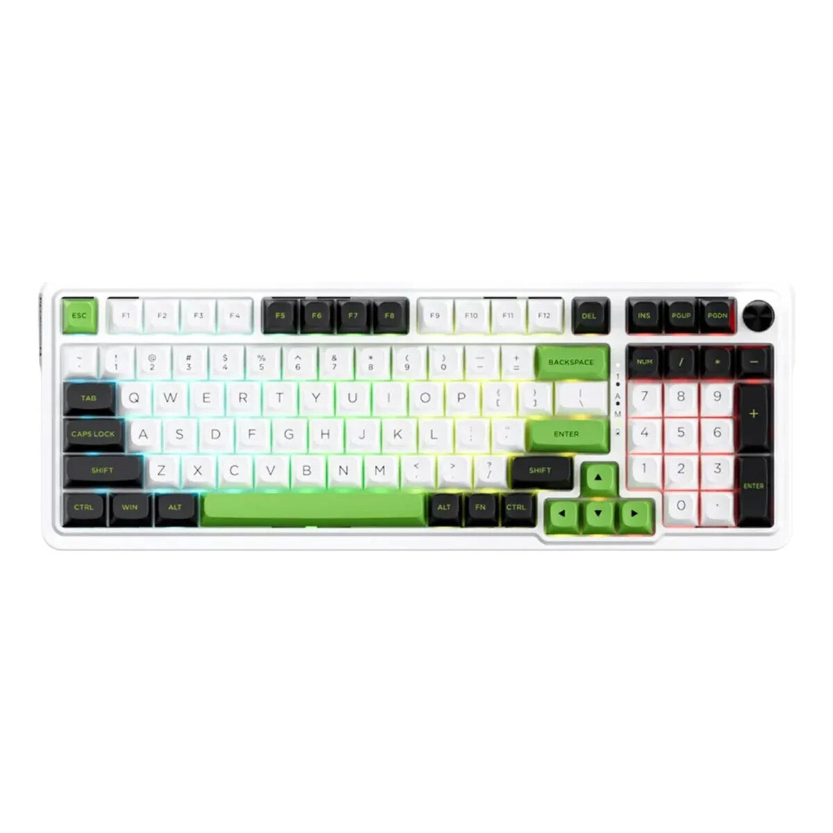 Teclado Gamer Redragon Eisa Max K686 RGB White Green 