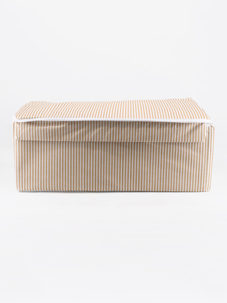 CAJA ORGANIZADORA RAYAS BEIGE