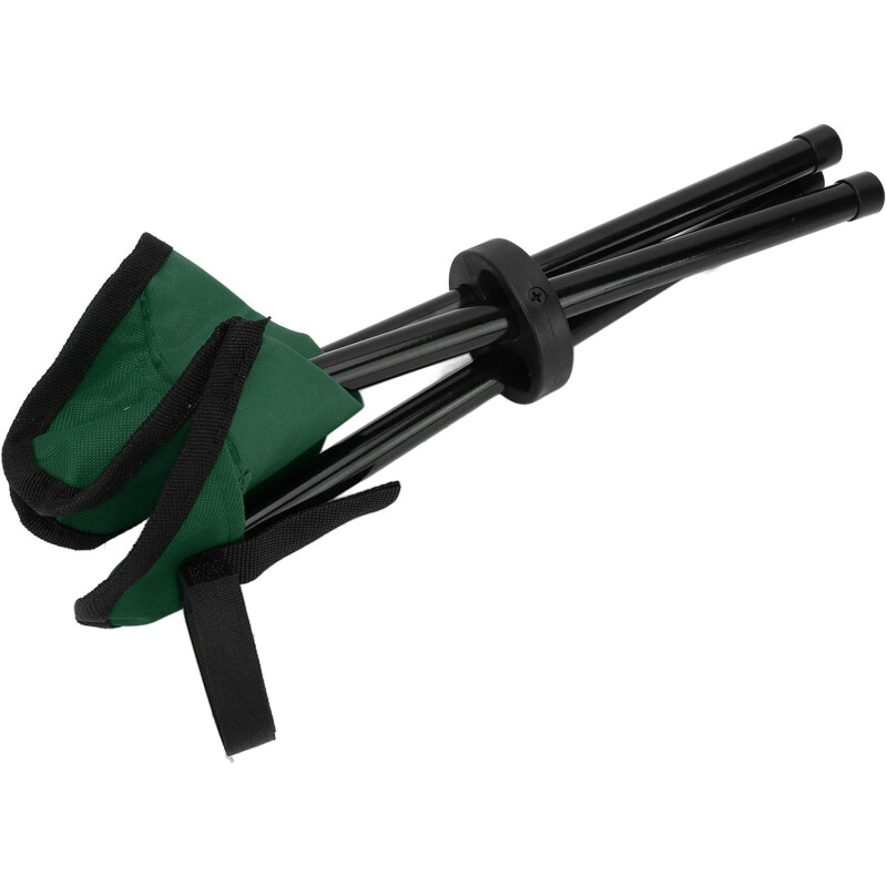 Banco Plegable Trípode De Aluminio Para Camping Verde