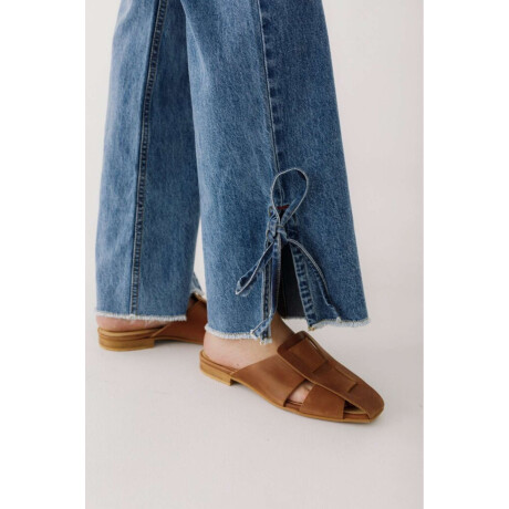 Jean Straight Belt Celeste