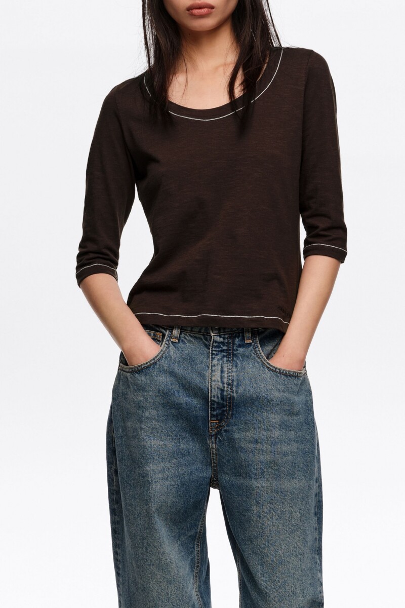 CAMISETA Marron