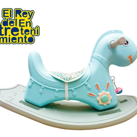 Caballito Balancín Mecedor Plástico C/ Silla P/ Niño Violeta