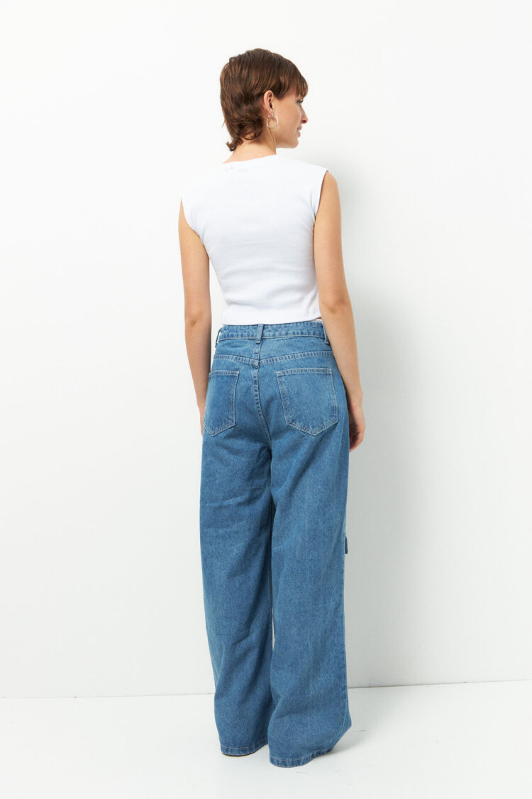 PANTALÓN POKETSA Azul