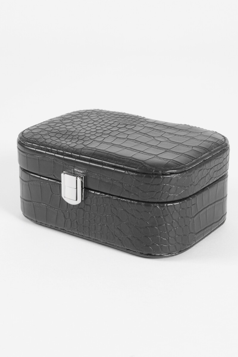 Alhajero organizador croco negro