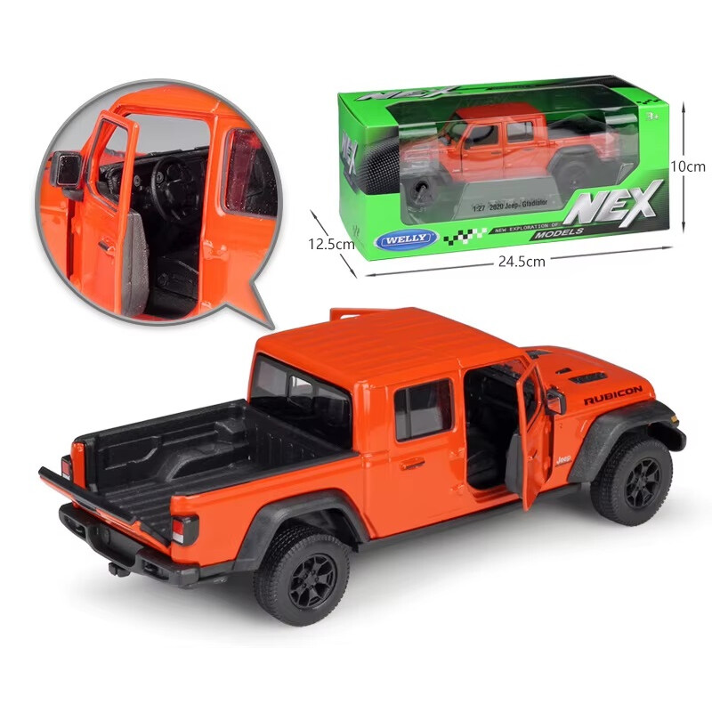 Welly Vehículo 1:27 2020 Jeep Gladiator Welly Vehículo 1:27 2020 Jeep Gladiator