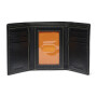 Billetera Smooth Trifold Hombre Black