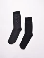 MEDIA HOMBRE PACK X 2 NEGRO