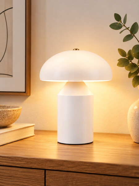 LAMPARA HONGO OFF WHITE