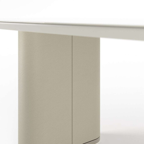 Mesa De Comedor Lintz 184 Linea Mionaco Blanco/Blanco