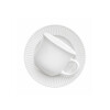 Taza de te con plato Blanco canele 200 ml BIONA Taza de te con plato Blanco canele 200 ml BIONA