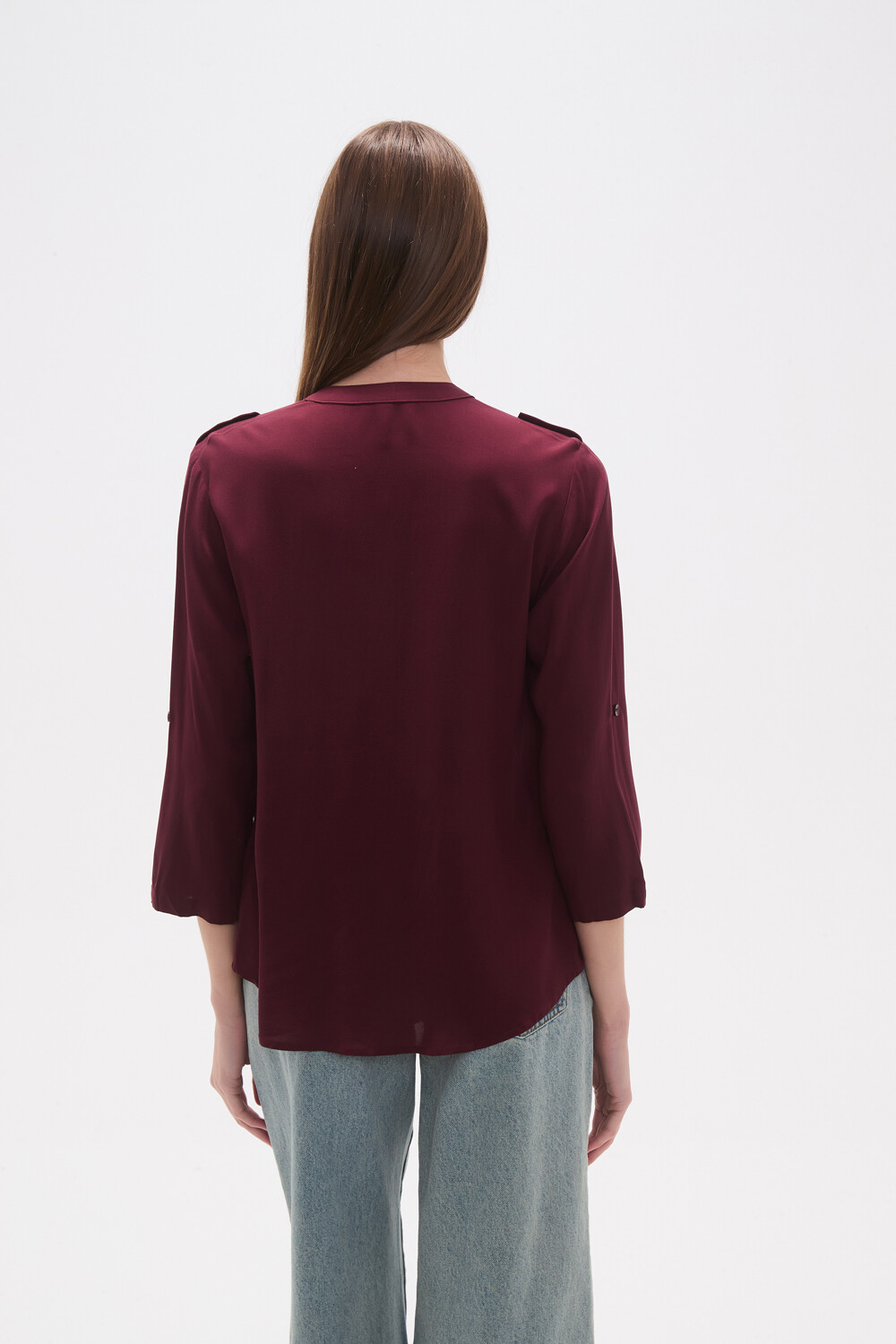 Camisa Kandalora Cereza Oscuro