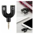 Adaptador De Audio 3.5mm Para Auriculares Y Micrófono Adaptador De Audio 3.5mm Para Auriculares Y Micrófono