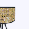 LAMPARA MIMBRE BEIGE P/MESA 30X50,5CM Unica