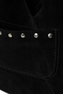 SOHO SUEDE STUD SHOULDER Negro