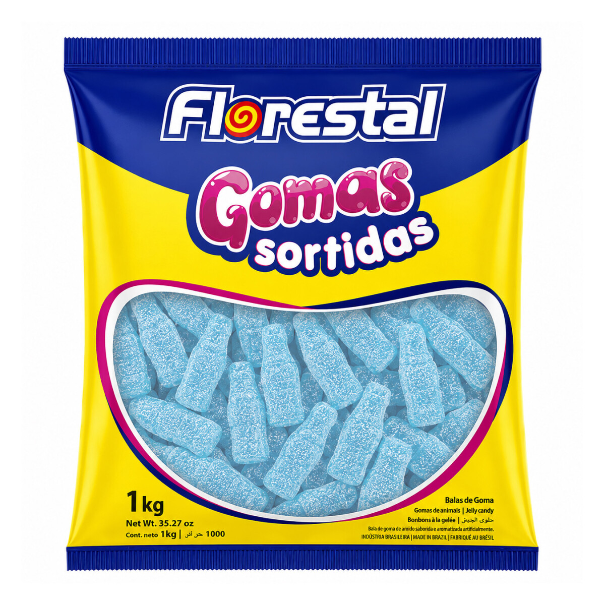Goma Florestal 1 kg - Botellas Celestes 