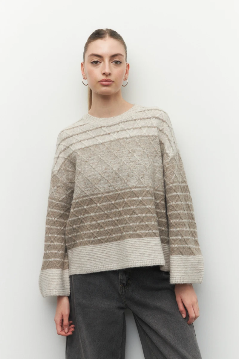 SWEATER MIRNA Beige Melange
