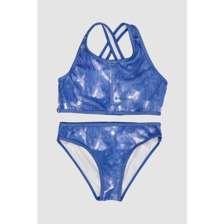 Bikini sporty 10-18a Batik azul