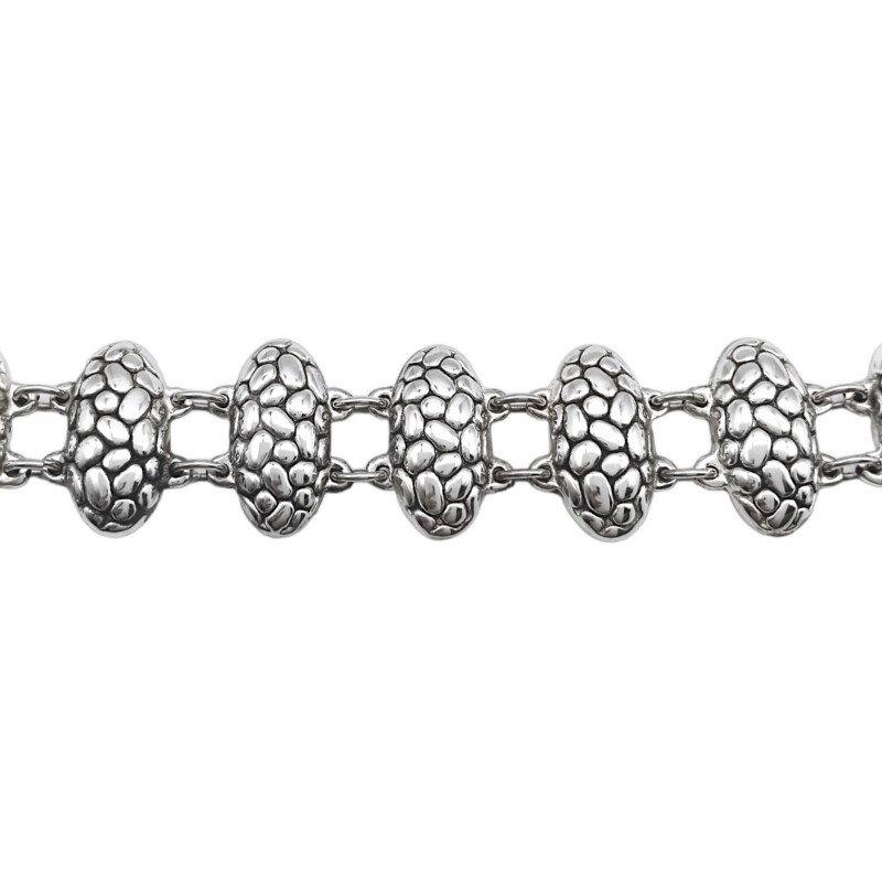 Pulsera Caparazón-Plata 925 inflada-Sin piedra-PU3034 sinpiedra