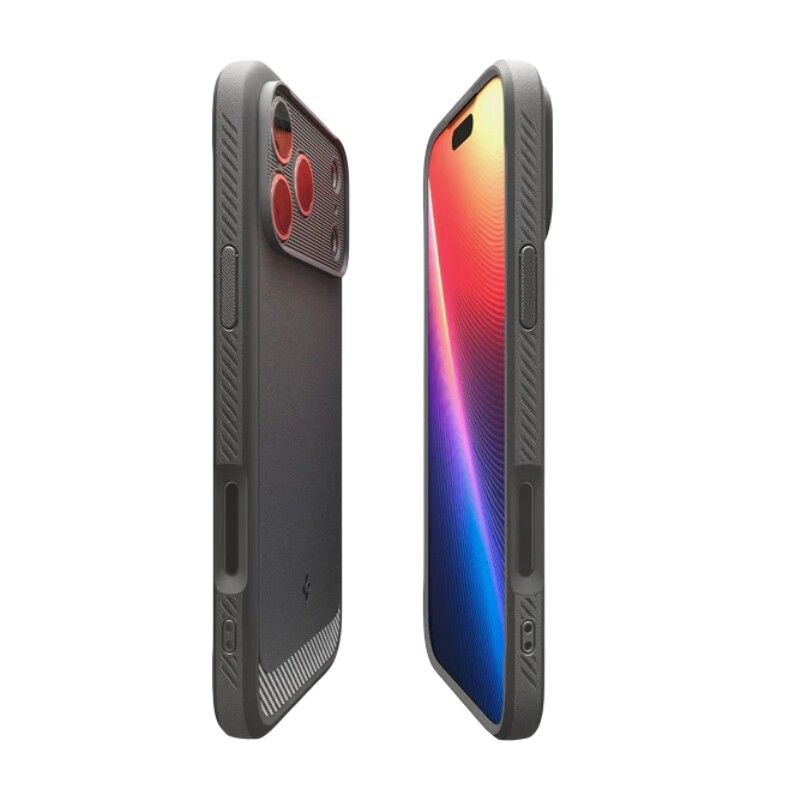 Case Spigen iPhone 17 Pro Max Rugged Armor MagFit Gray 09887 Case Spigen iPhone 17 Pro Max Rugged Armor MagFit Gray 09887
