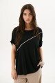 REMERA DIAGONAL NEGRO